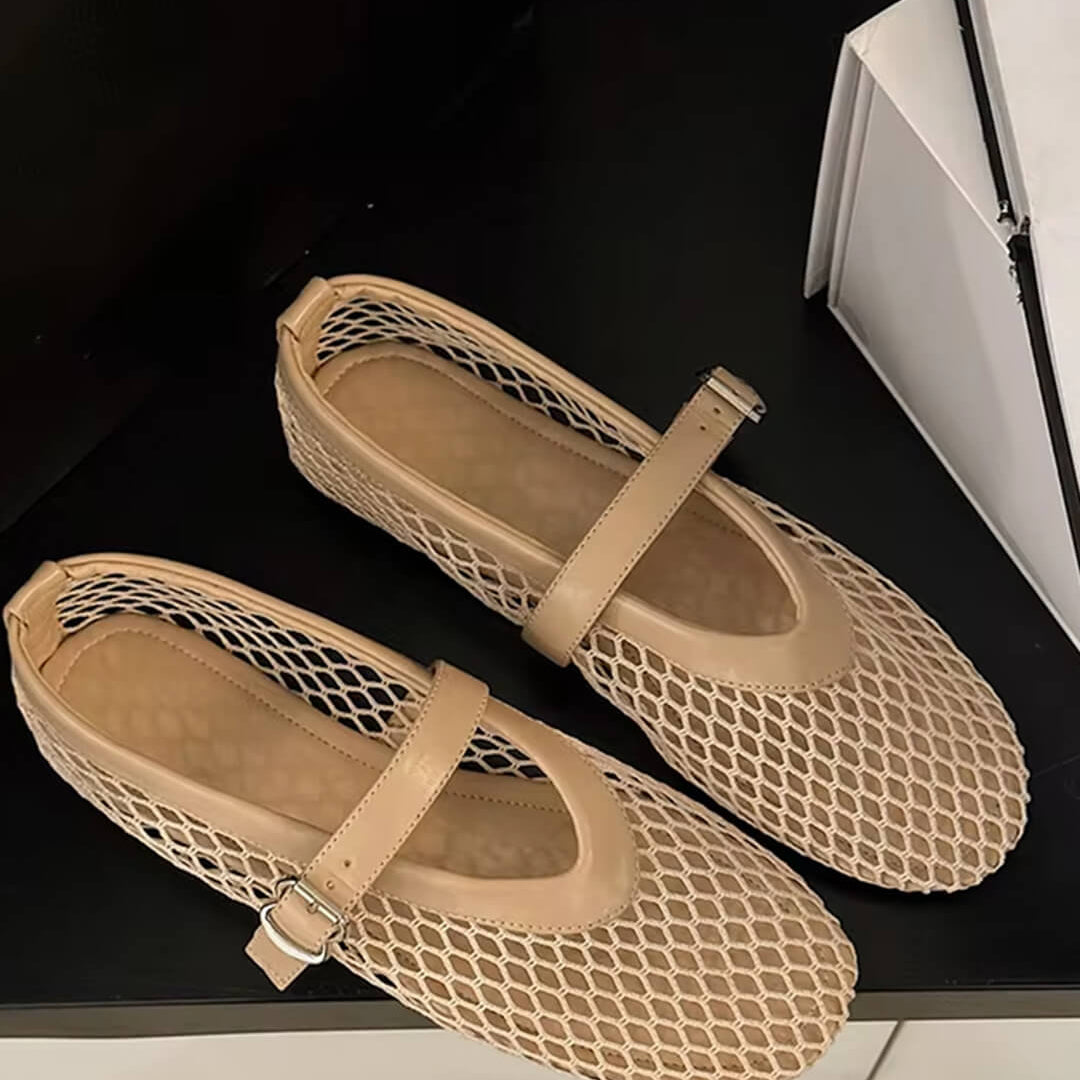 Rebecca Mesh Ballet Flats