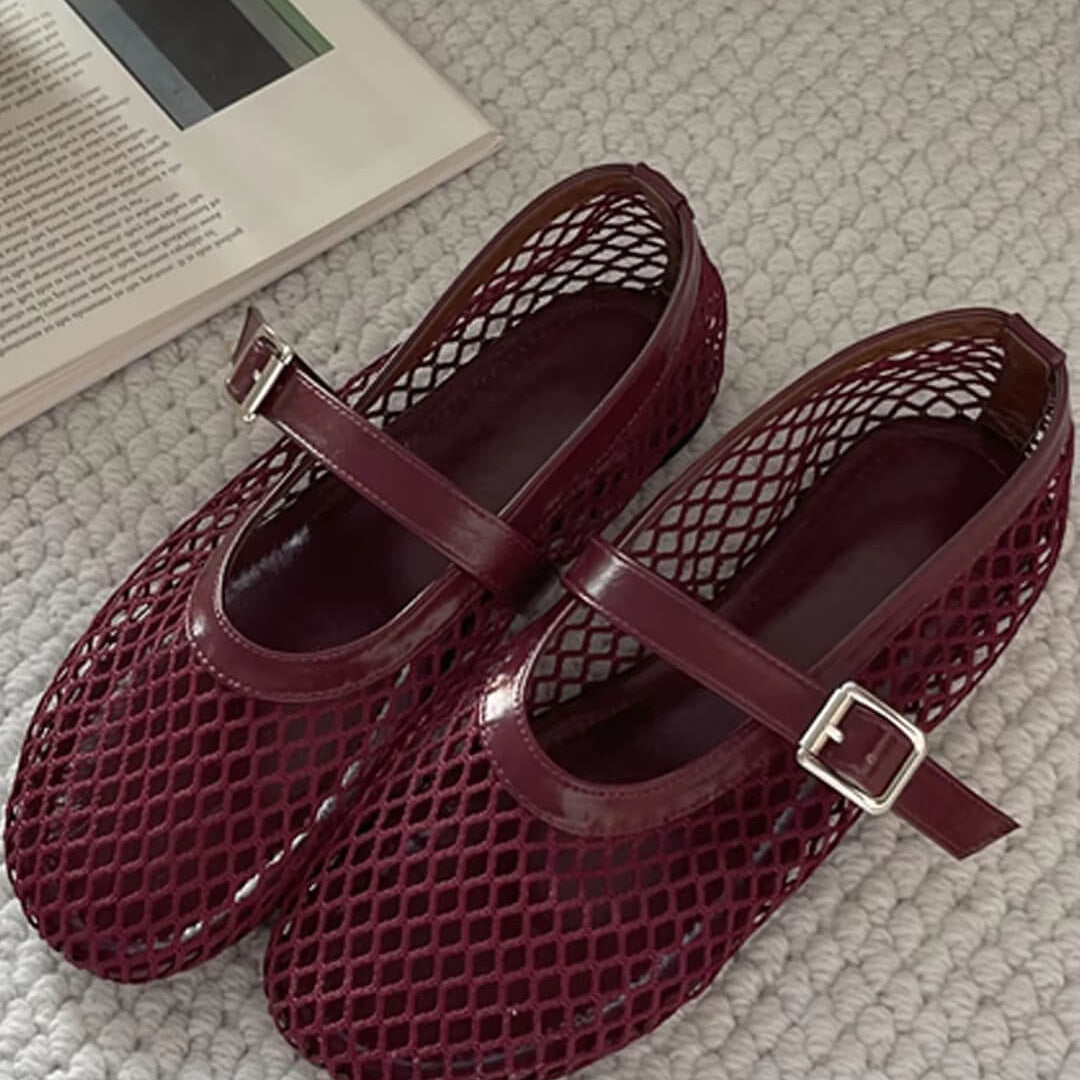 Rebecca Mesh Ballet Flats