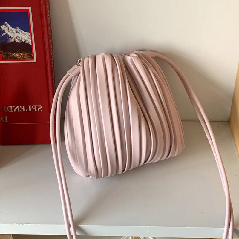 Lily Pleated Mini Crossbody Bag