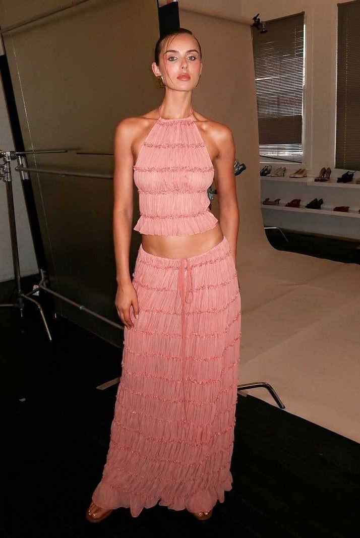 Valerie two-piece set with frill details - SOERA Store