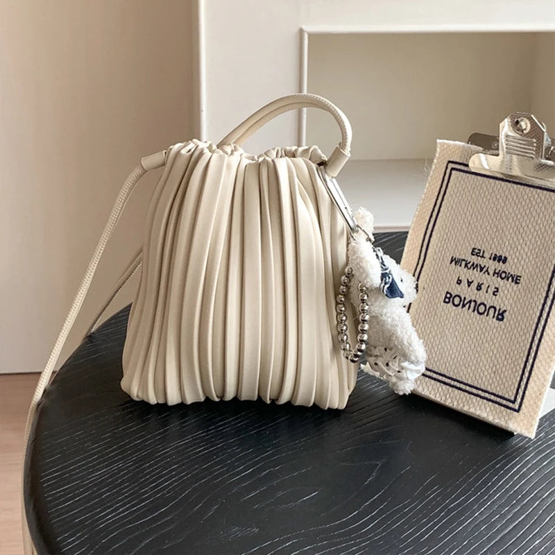 Lily Pleated Mini Crossbody Bag