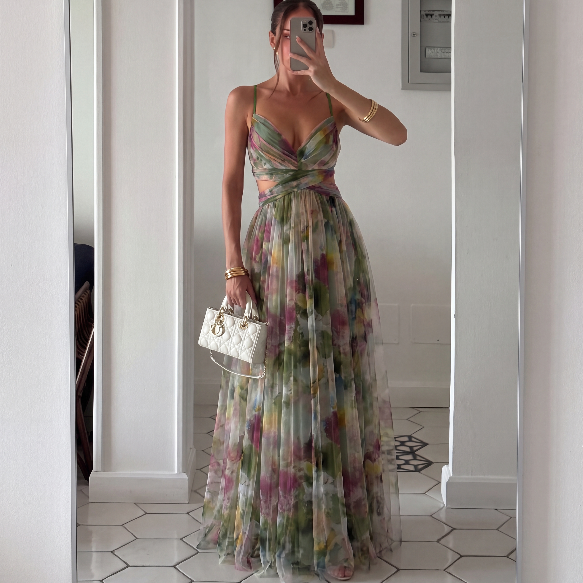 Emma Floral Maxi Dress