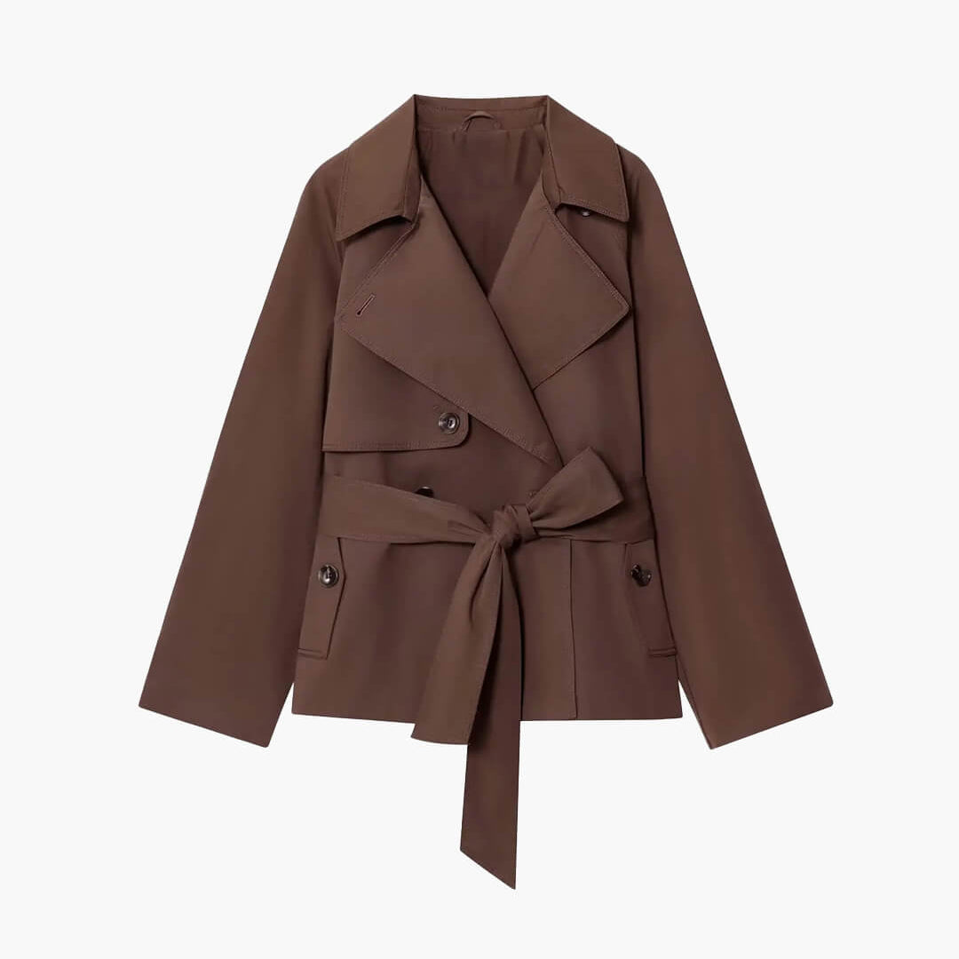 Alianna Belted Short Trench Coat