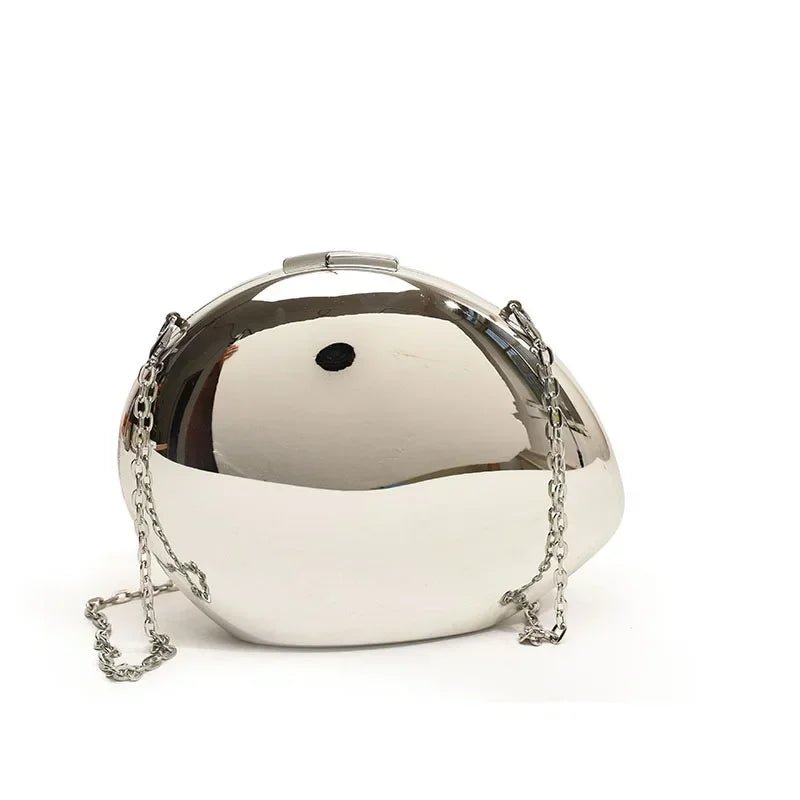 SOERA Celeste Shell Shape Evening Clutch - Bag - Gold