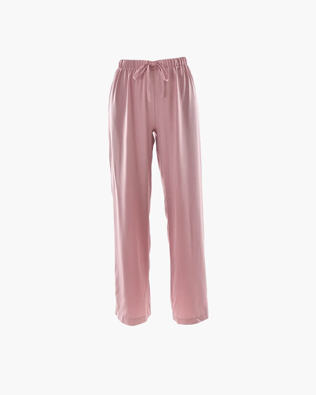 SOERA Norma High Waist Satin Wide Leg Trousers - Bottoms - 1005009534904523-;Bp1769414230183353548 Pink L
