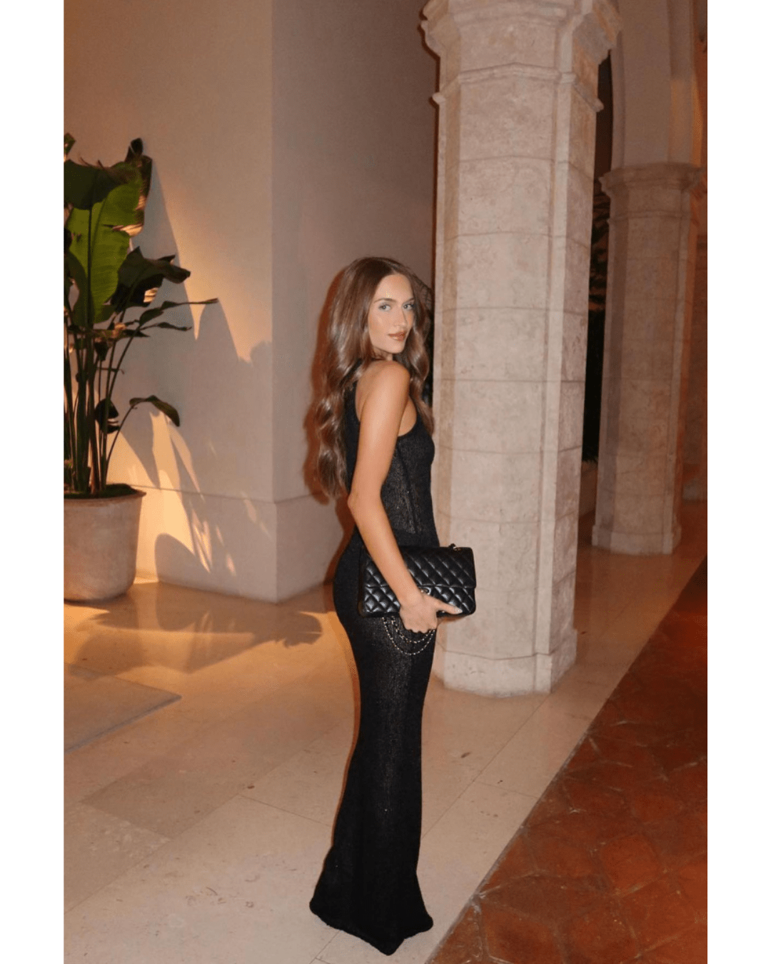 SOERA Zenaya Sequined Sheer Maxi Dress - Dress - Black S
