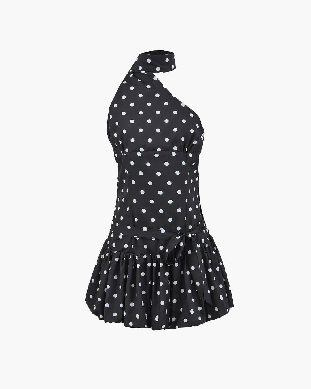 SOERA Nina One Shoulder Polka Dot Mini Dress - Dresses - 1005011810493648-;Rp1775552728136056283 Red S