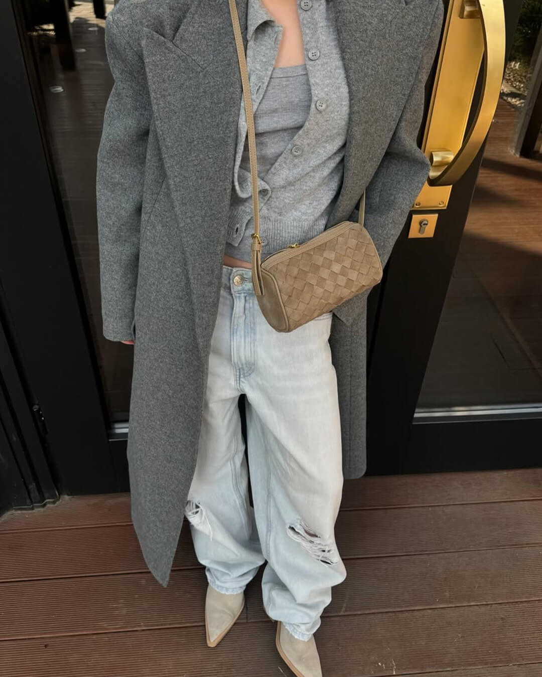 SOERA Jessica Woven Suede Bag - Handbags - Soera-Jessica-Woven-Suede-Bag-Handbag/Beige Beige Regular