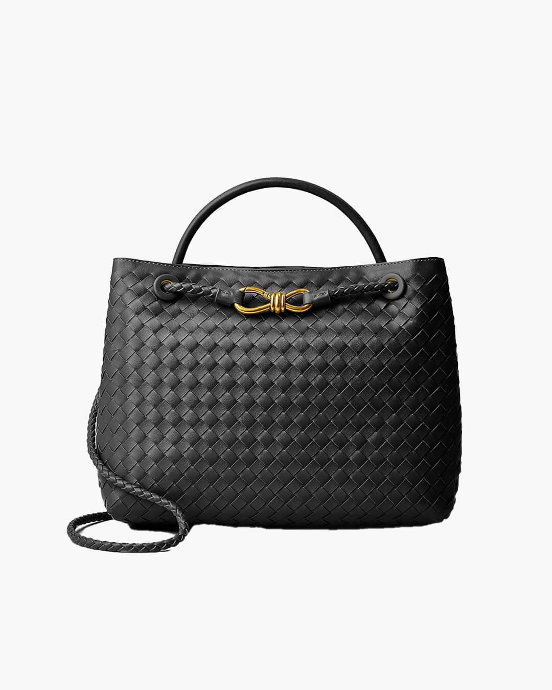 SOERA Lucia Woven Bag - Handbags - DBAD2-RE700007 Medium Black