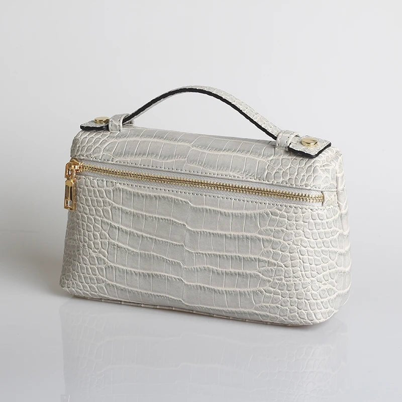 SOERA Minerva Crocodile Pattern Clutch Bag - Handbags - Pink