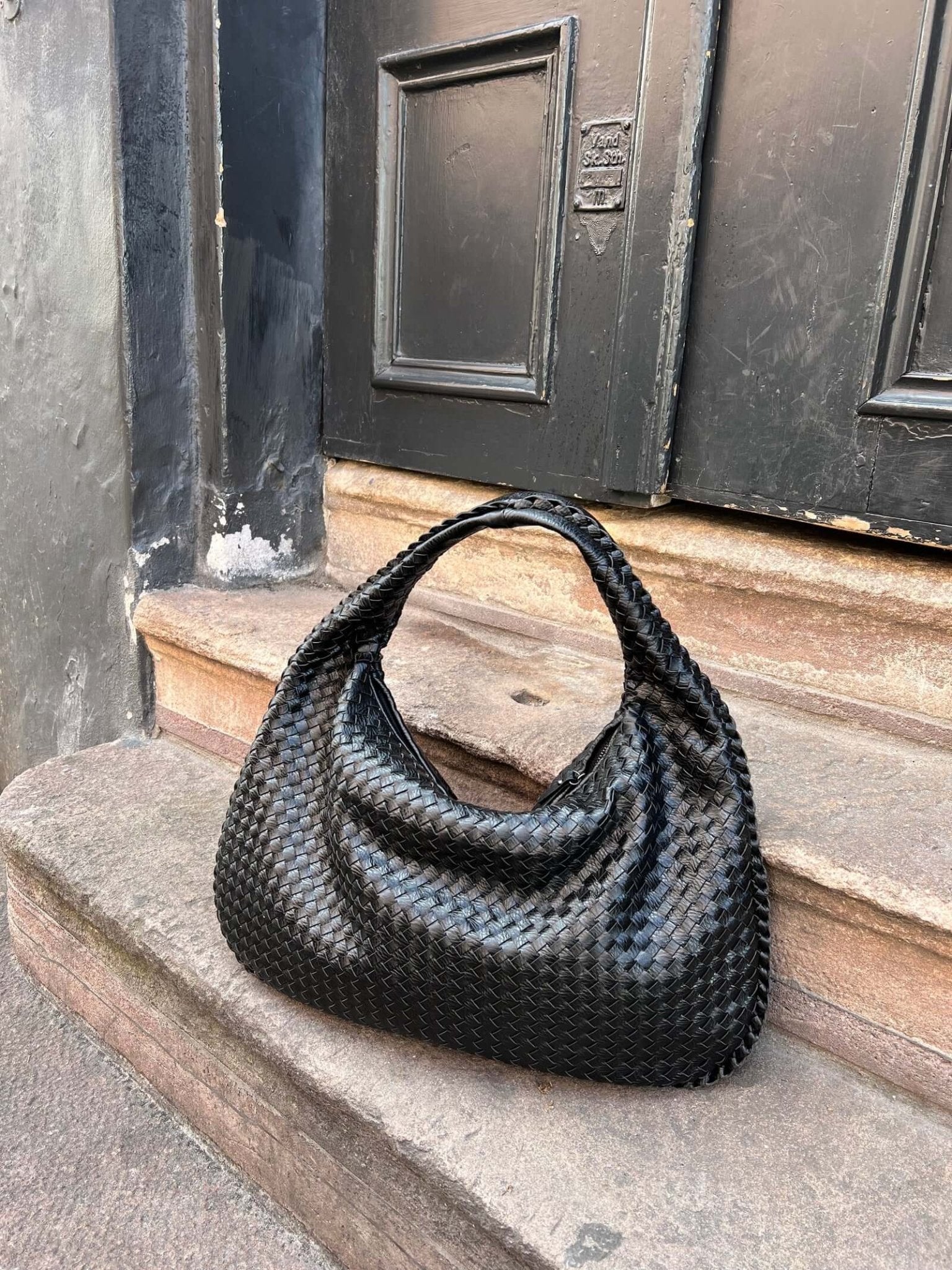 SOERA Woven bag XL - Handbags - DBAD2-QL367005 black