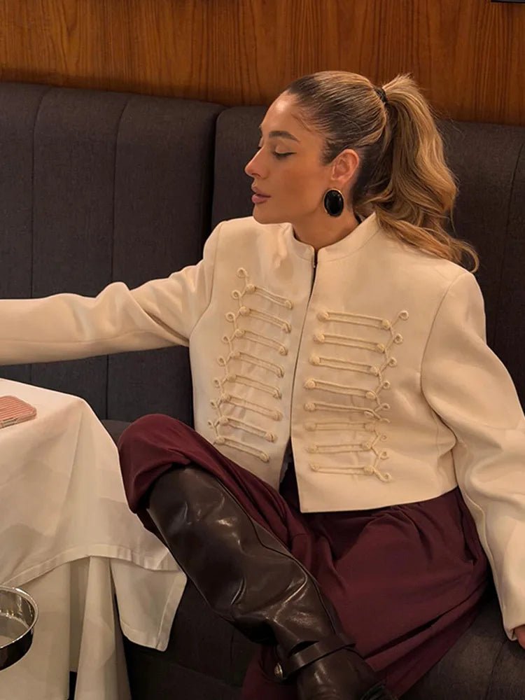 SOERA Nathalie Napoleon Jacket - Jackets - 1005010207586901-;aG1774621566651527321 White S