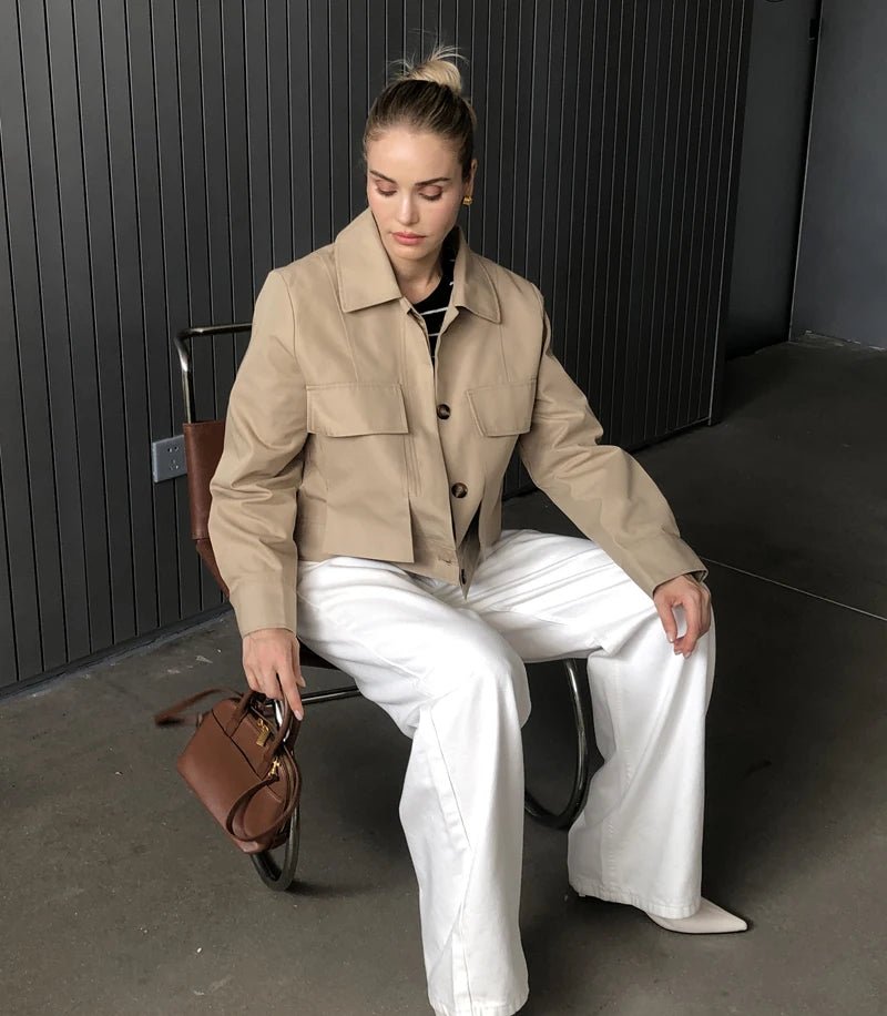 SOERA Sandra Flap Pockets Short Jacket - Jackets - 1005005893724471-;pl1774012027927121189 S