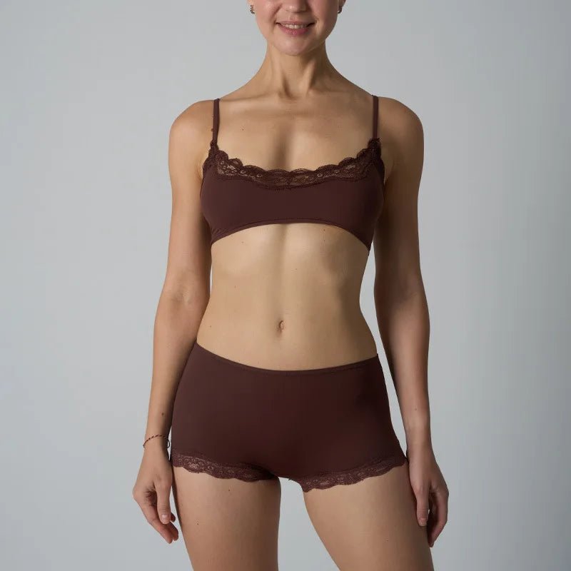 SOERA Ally Lace Lingerie Set - Matching Sets - 1005009965050127-;Lp1770619319275015957 Coffee S