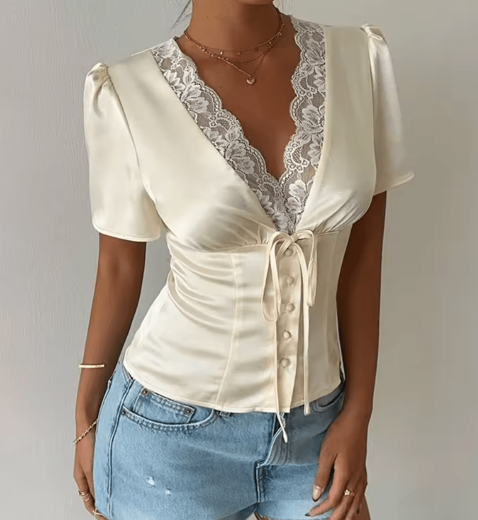 SOERA Beatrice Blouse - Tops - Beige M