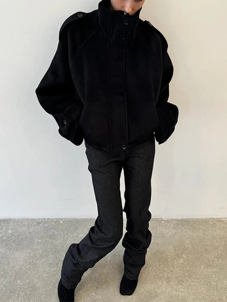 SOERA Fiona Cropped Coat - Women’s Coats & Jackets - EY1762772375818711504 Black S