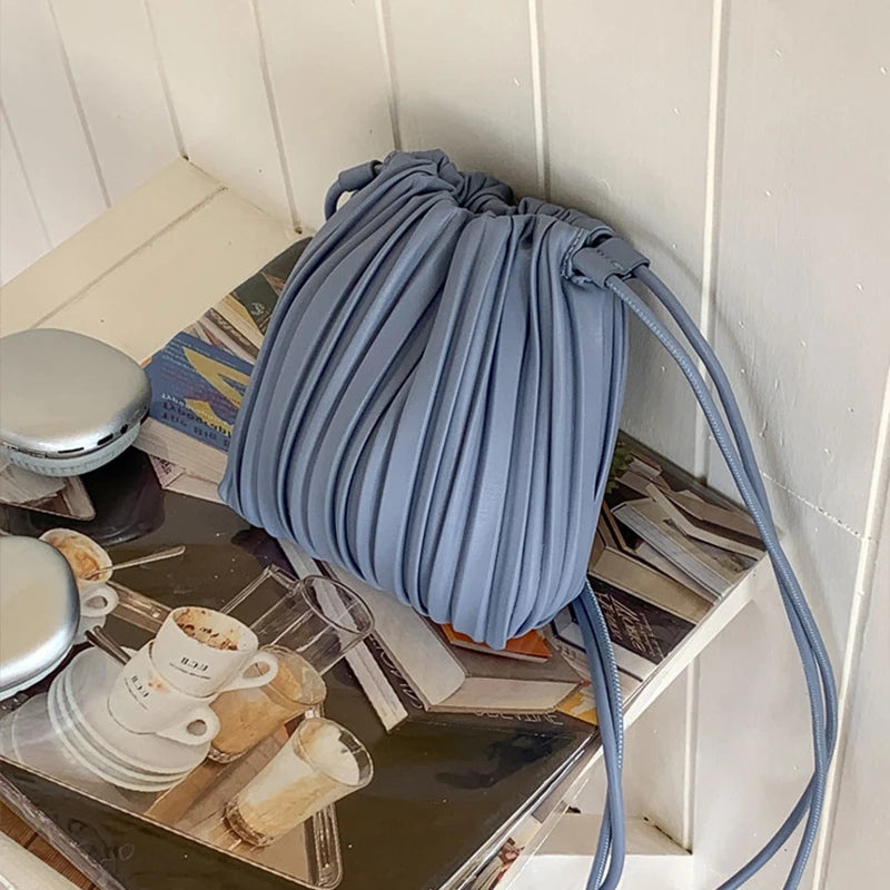 Lily Pleated Mini Crossbody Bag