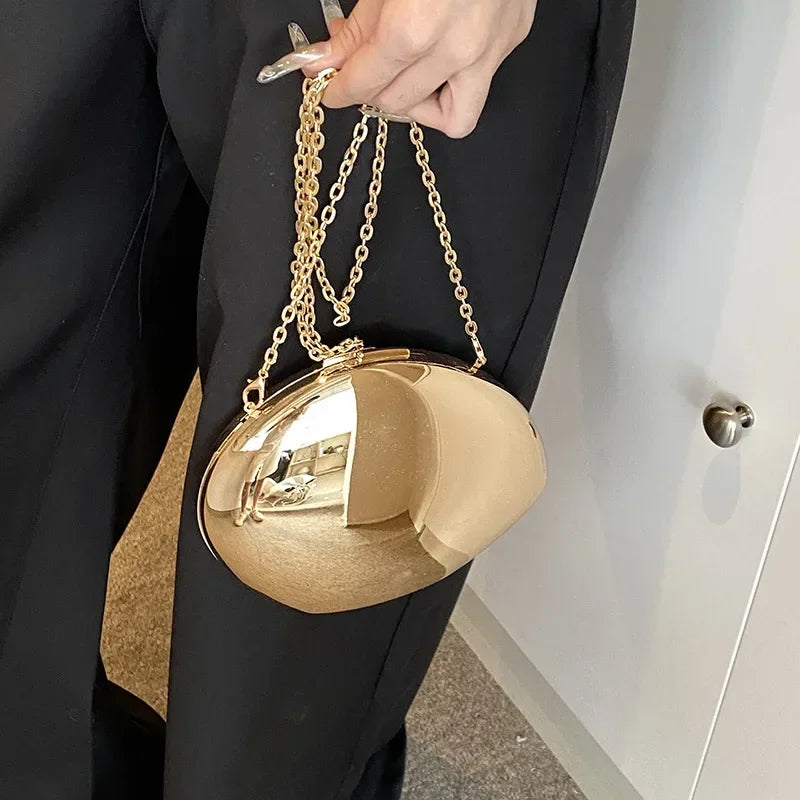 Celeste Shell Shape Evening Clutch