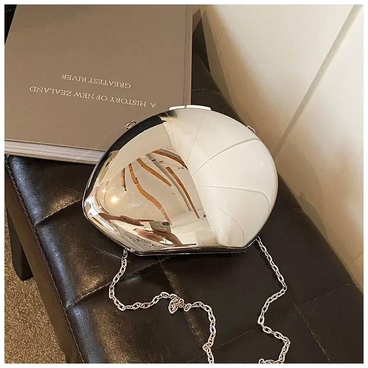 Celeste Shell Shape Evening Clutch