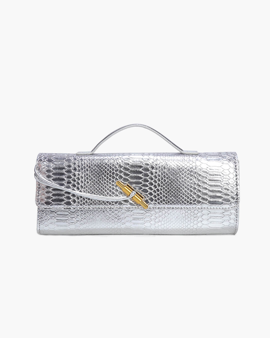 Bianca Croc-Embossed Leather Bag