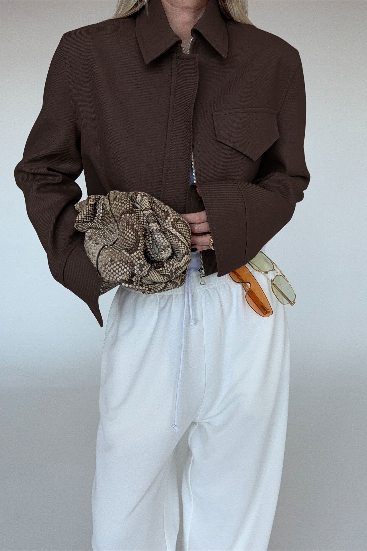 Dida Brown Zip Jacket