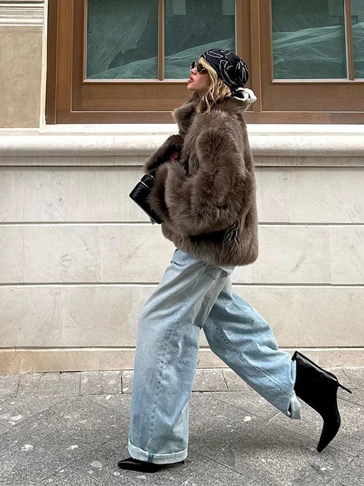 SOERA Thalia Faux Fur Coat - Coats & Jackets - 3256809489003240-;vc1765938875055840812 S