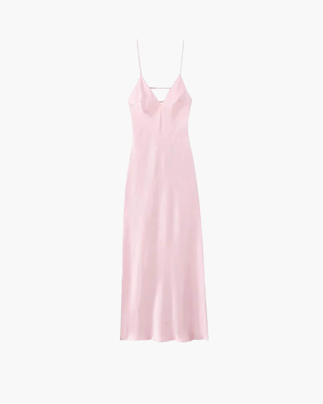 SOERA Kirra Satin Backless Maxi Dress - Dress -  Pink XS