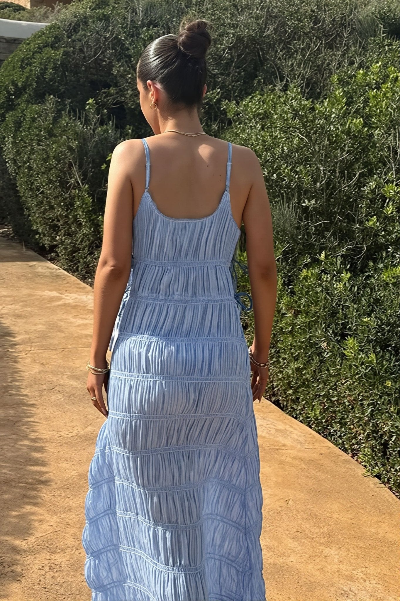 SOERA Miranda Ribbed Knit Maxi Dress - Dress -  Blue S
