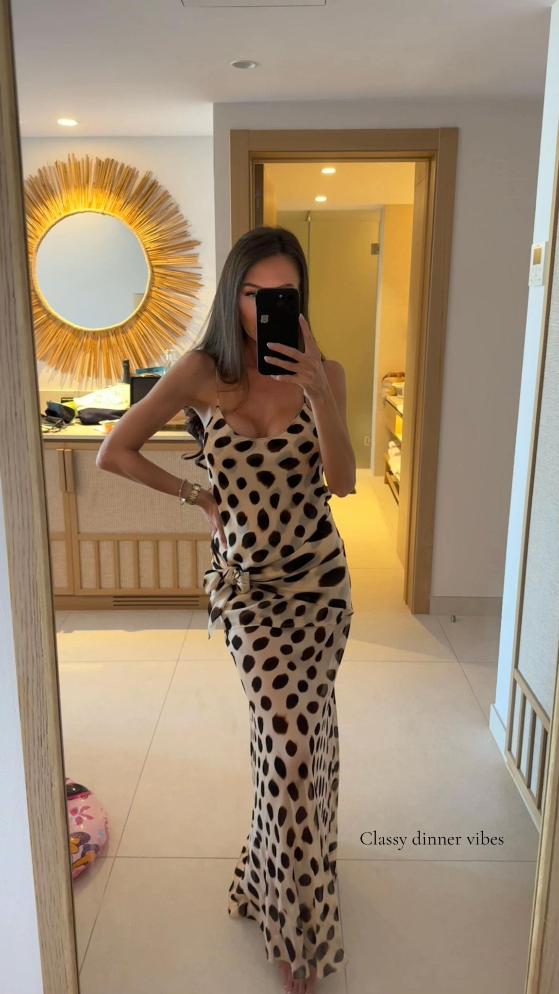 SOERA Sienna Leopard Print Maxi Dress - Dress - SOERA-520771-L-OS-67875 L