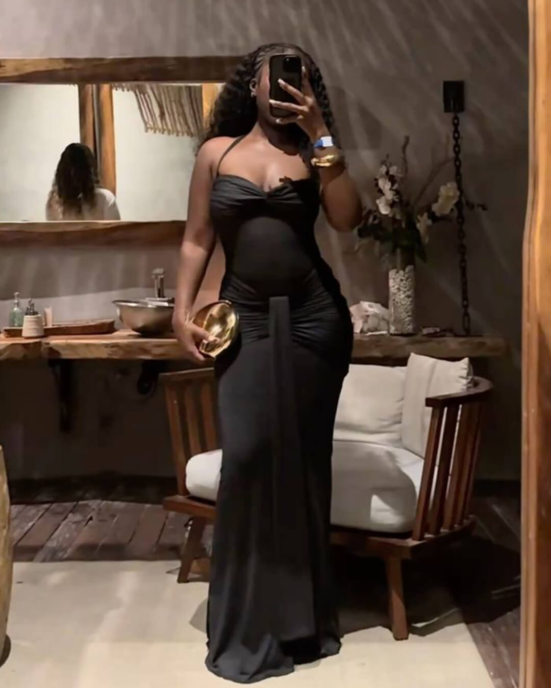 SOERA Fenella Backless Maxi Dress - Dresses - 1005009463486142-;xY1764877297676589550 Black M