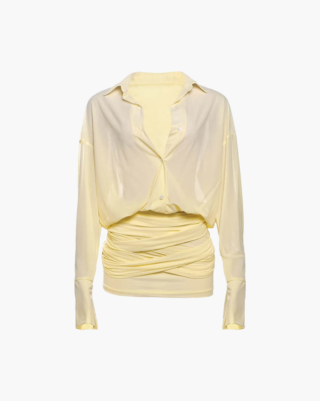 SOERA Heidi Long Sleeve Shirt Dress - Dresses - fk1771188465067925624 Black M