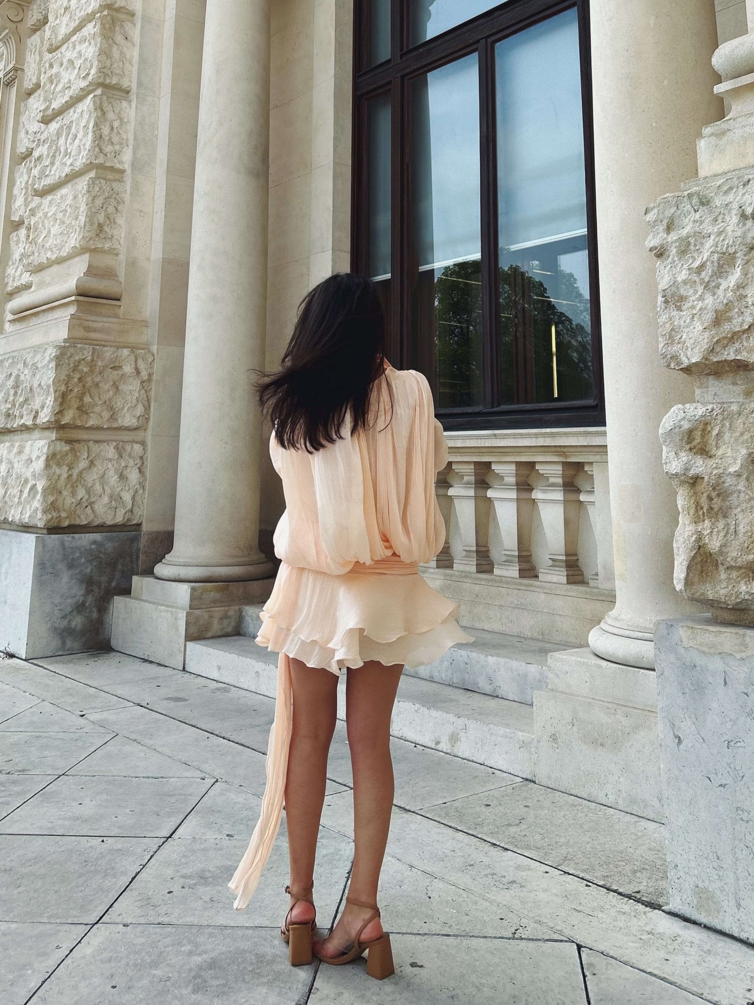 SOERA Rosella Mini Dress - Dresses - Soera-Rosella-Dress-Apricot/XL XL