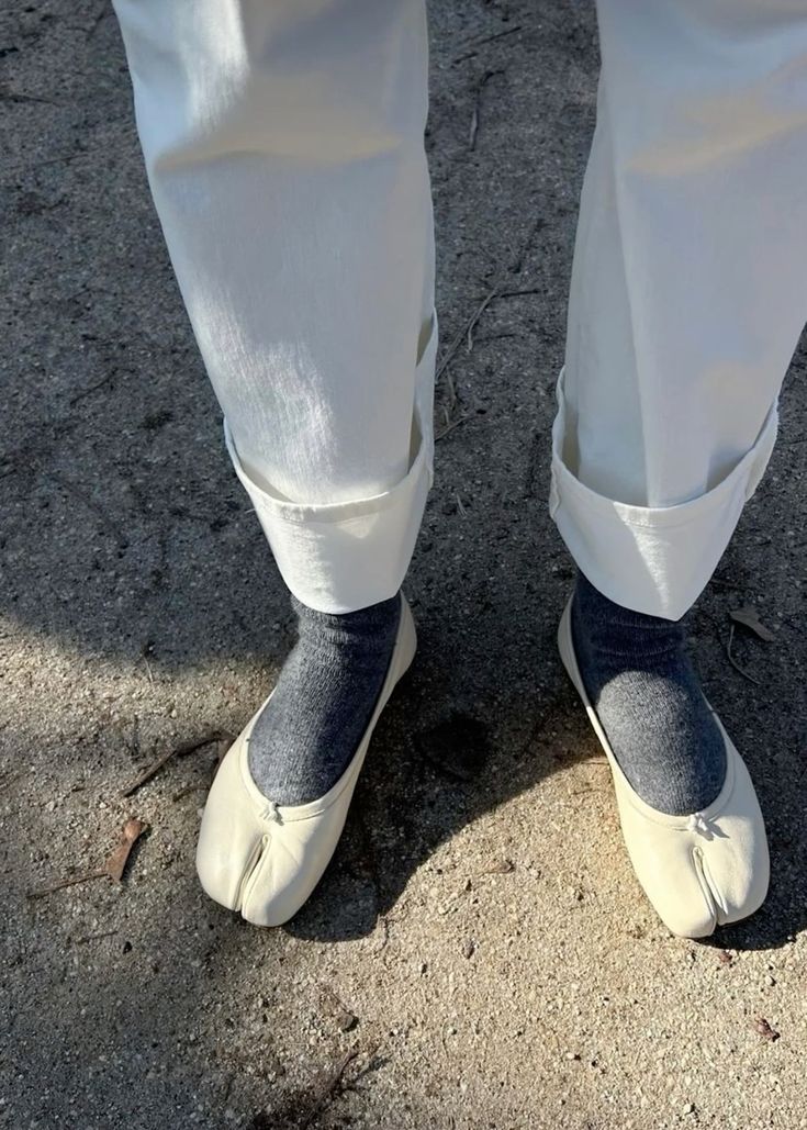 SOERA Elizabeth Split Toe Ballet Flats - Flats - 1005007476907322-;hZ1770721238662608218 Beige 35