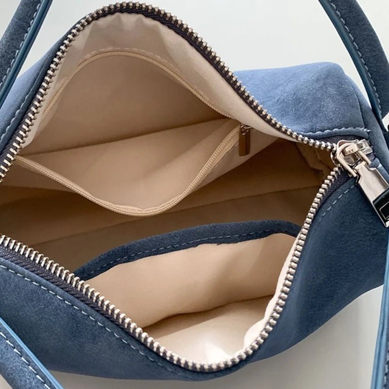 SOERA Bella Vegan Suede Bag - Handbags - 1005009709411927-;YG1758245227891049937 Brown