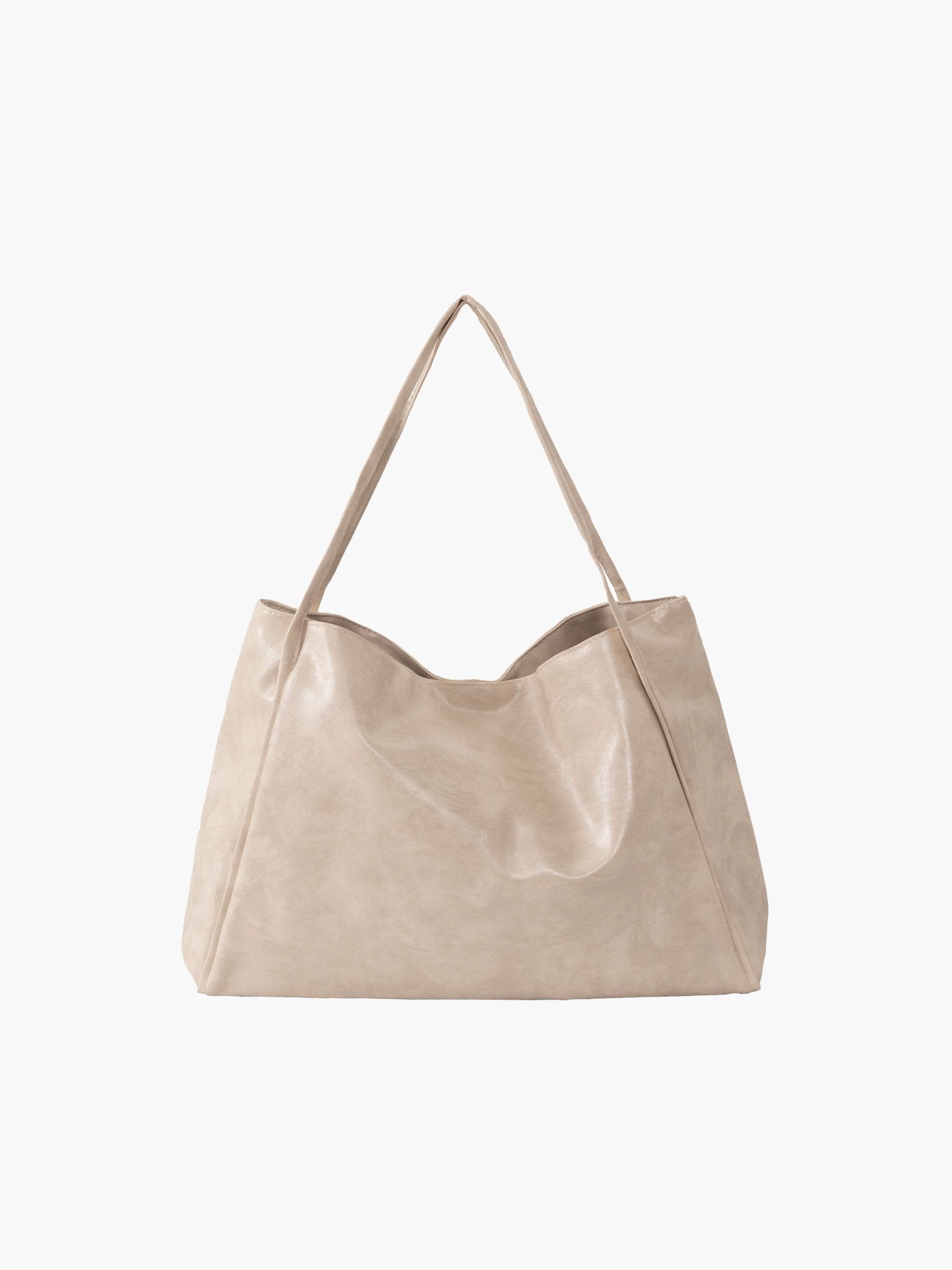 SOERA Diane Shopper Bag - Handbags - Soera-Diane-Faux-Leather-Bag-Burgundy-White White Regular