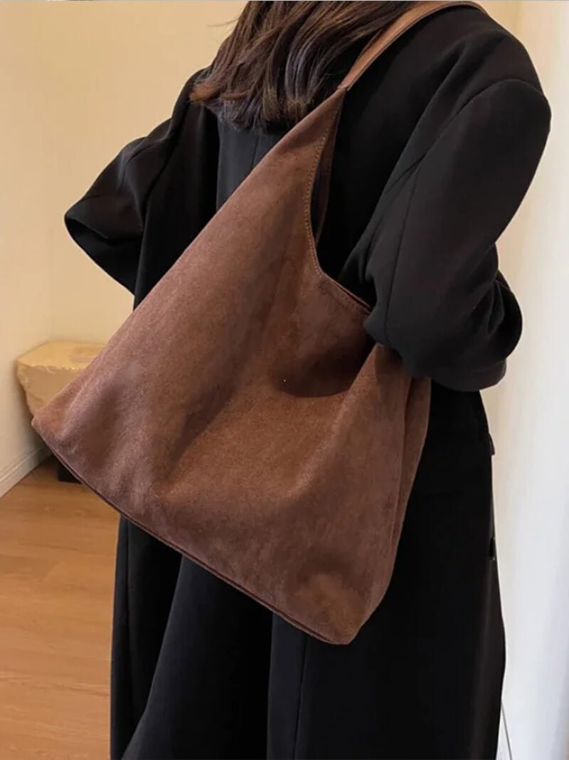 Jenna faux suede bag