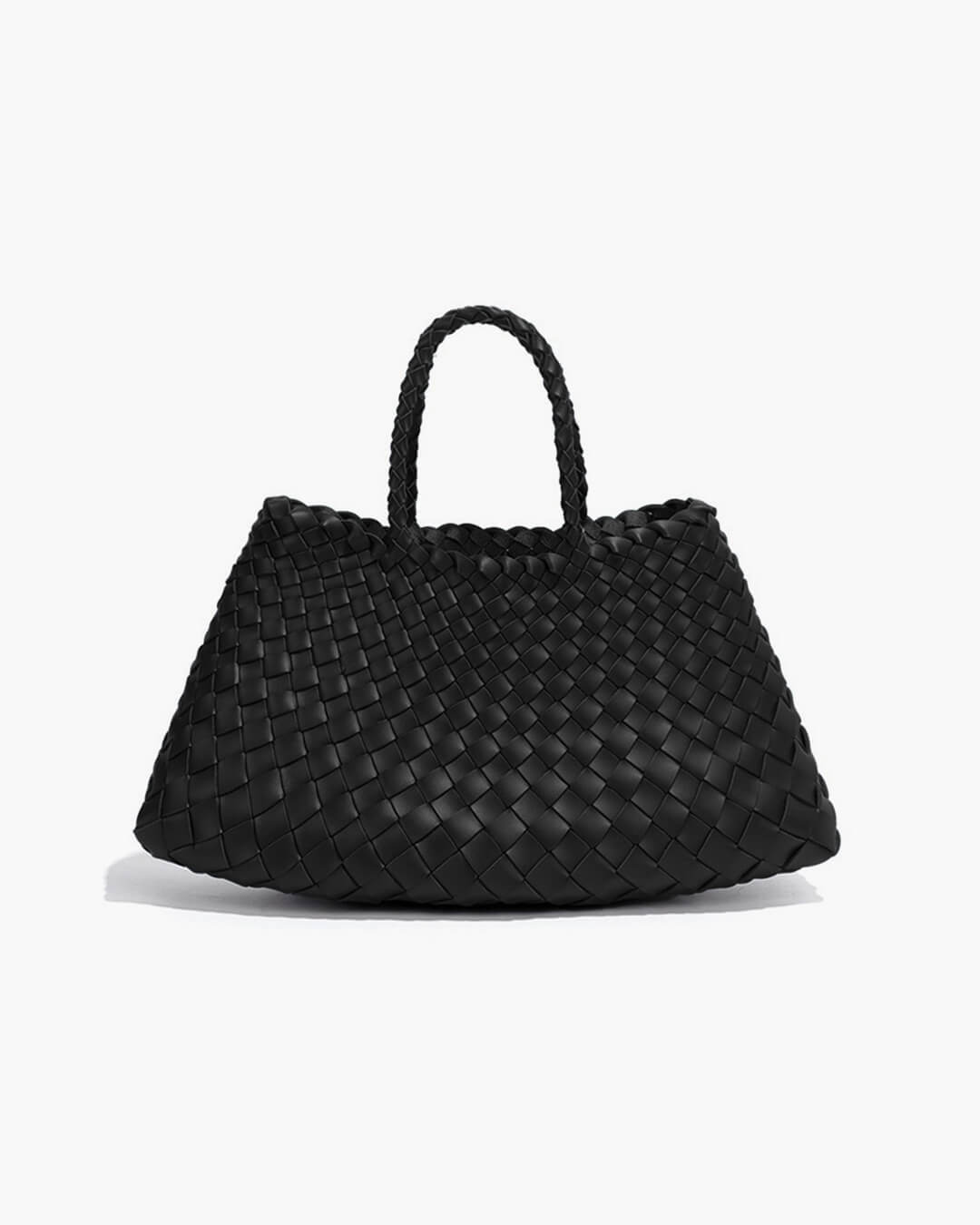 SOERA Marissa Vegan Leather Woven Bag Medium - Handbags - Soera-Marissa-Vegan-Leather-Woven-Bag-Medium-Handbag/Black Black Regular