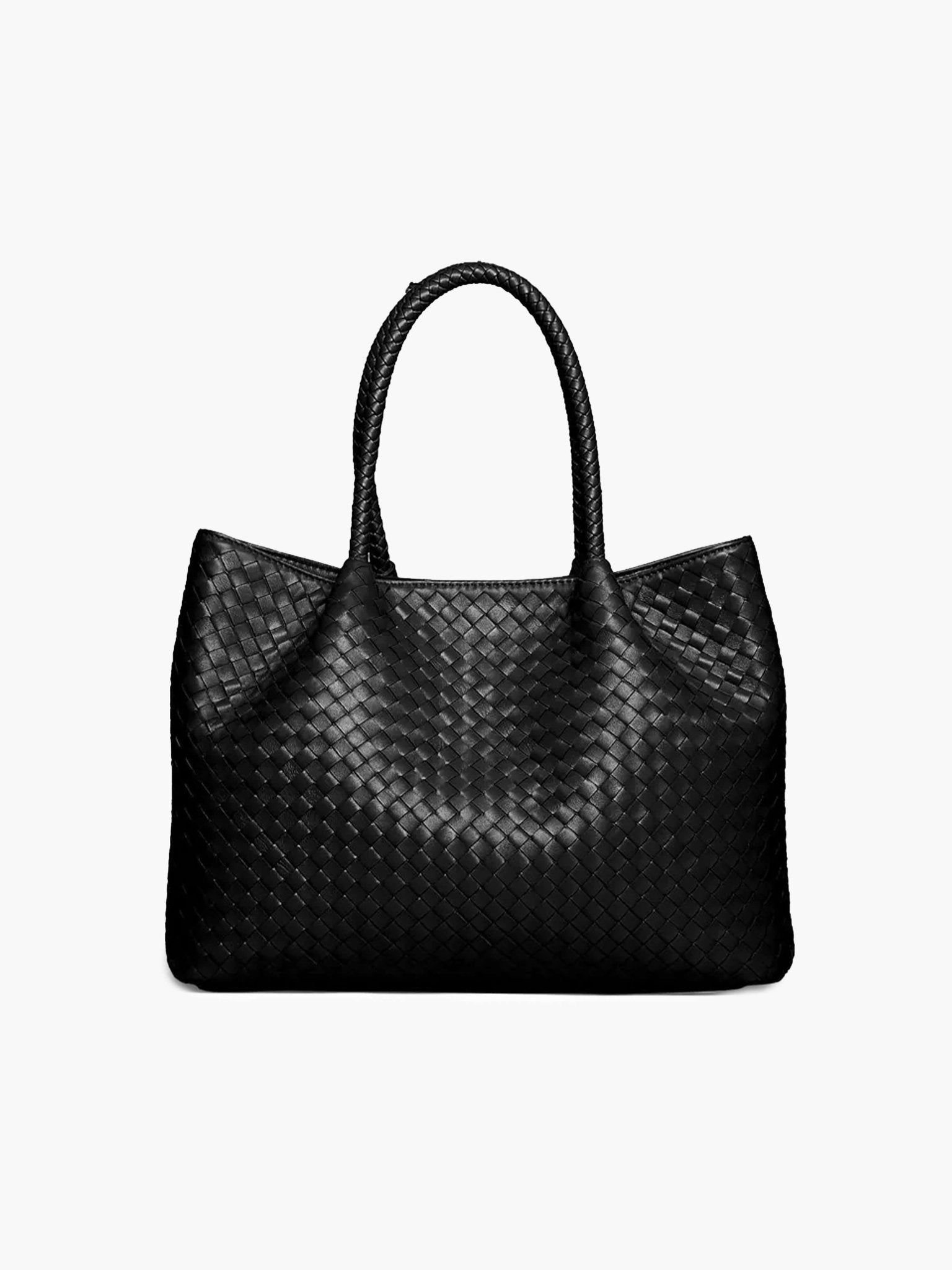 SOERA Natalie Woven Bag XL - Handbags - Soera-Natalie-Woven-Shopper-Bag-XL-Handbag/Black Black Regular