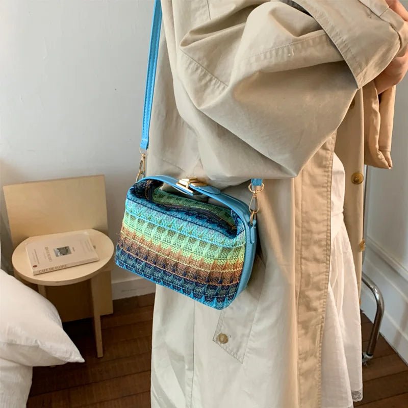 SOERA Raphaela Woven Raffia Sling Bag - Handbags - 1005009607229453-;aq1774869390937316705 Light Blue