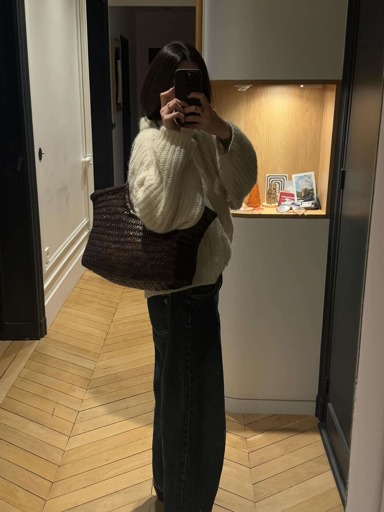 SOERA Rica Woven Faux Leather Bag - Handbags - Soera-Rica-Woven-Faux-Leather-Bag-Handbag/Green Green Regular