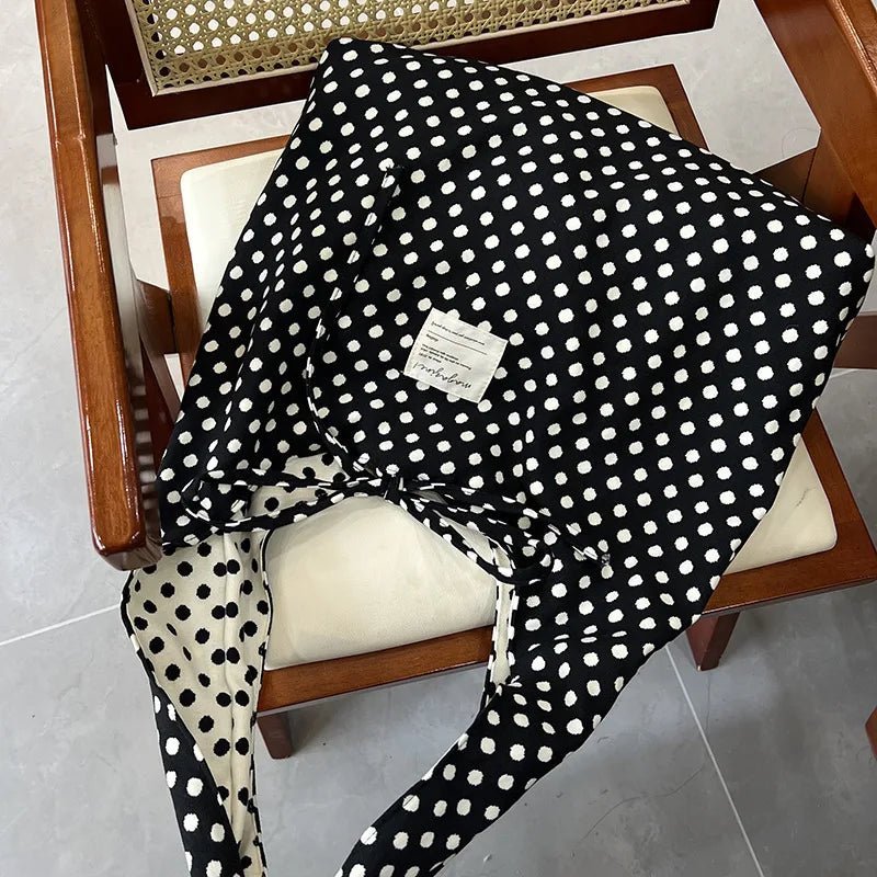 SOERA Sheila Reversible Polka Dot Hobo Bag - Handbags - 1005010659688158-;tv1775118759279870508 Default