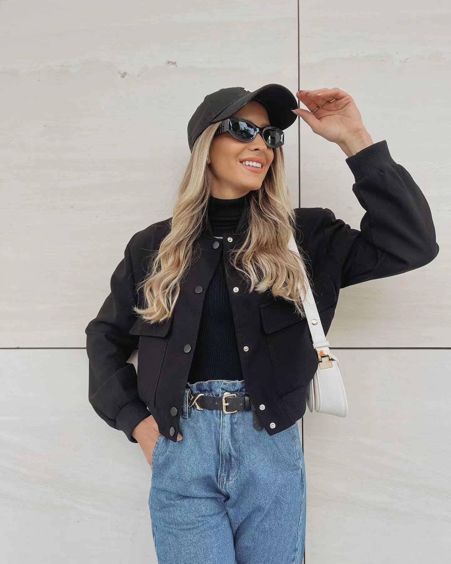 SOERA Fabienne Bomber Jacket - Jacket - SOERA-336067-BLA-M-69923 Black M