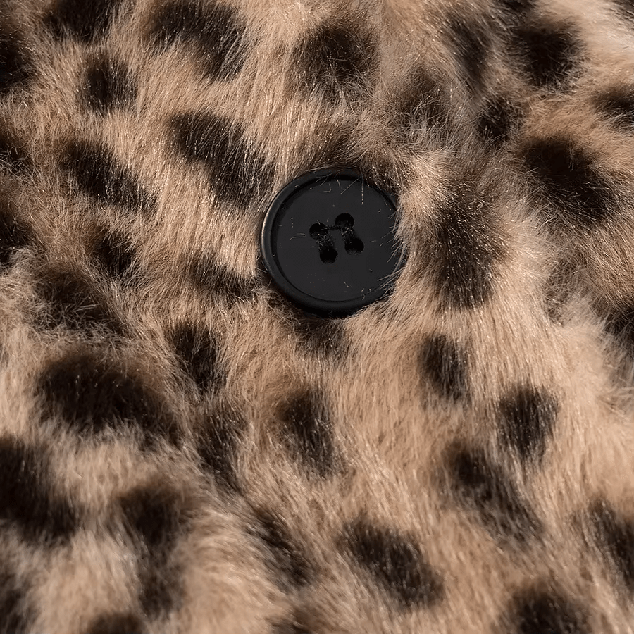 SOERA Lily Leopard Faux Fur Cropped Jacket - Jacket - SOERA-153539-PIC-S-02051 S