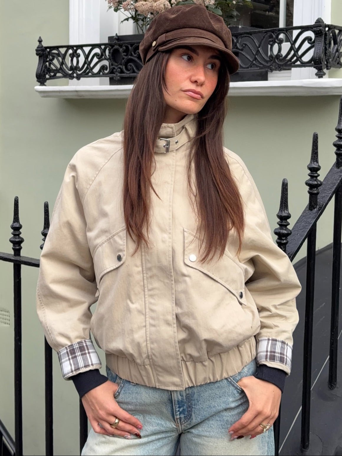 SOERA Runa Casual Stand Collar Jacket - Jacket - SOERA-704963-KHA-M-78755 Khaki M