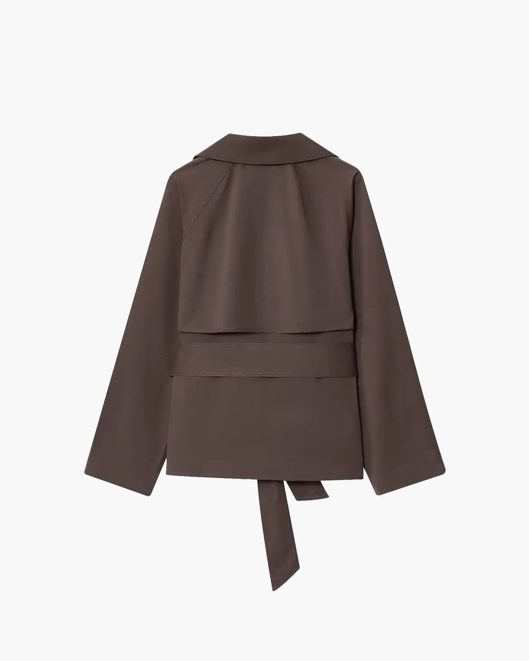 SOERA Alianna Belted Short Trench Coat - Jackets - 1005010525106371-;Gi1773466489348623332 Black S