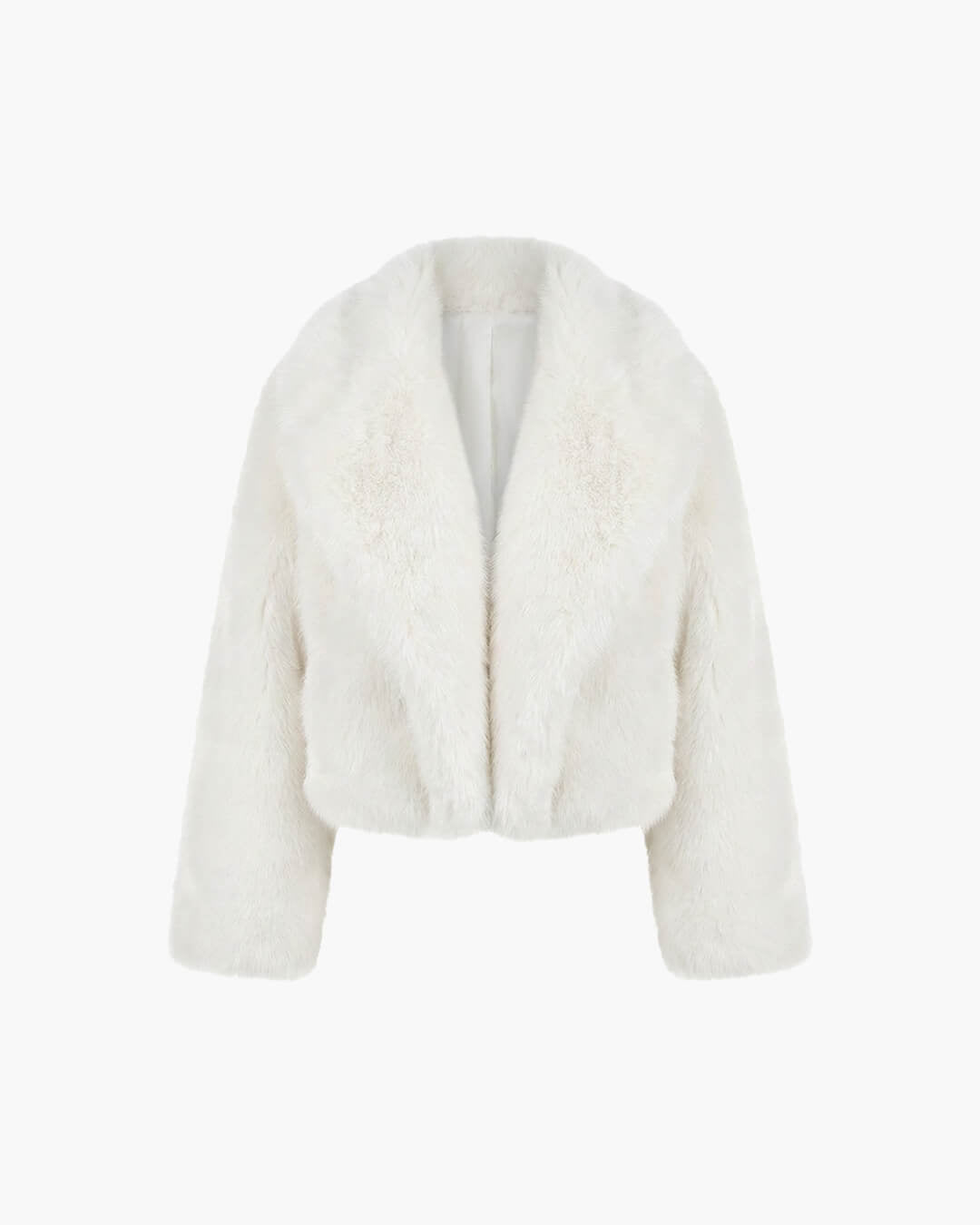 SOERA Andrea Faux Fur Coat - Jackets - 3256809848645660-;TA1766488746545993457 White S