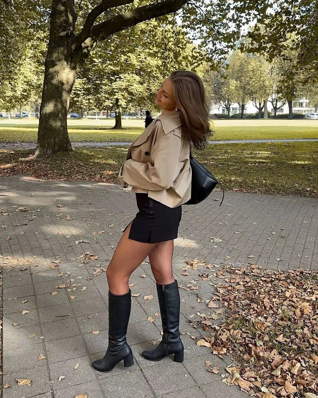 SOERA Clarisse Short Trench Coat - Jackets - gA1774004001181430728 Beige L