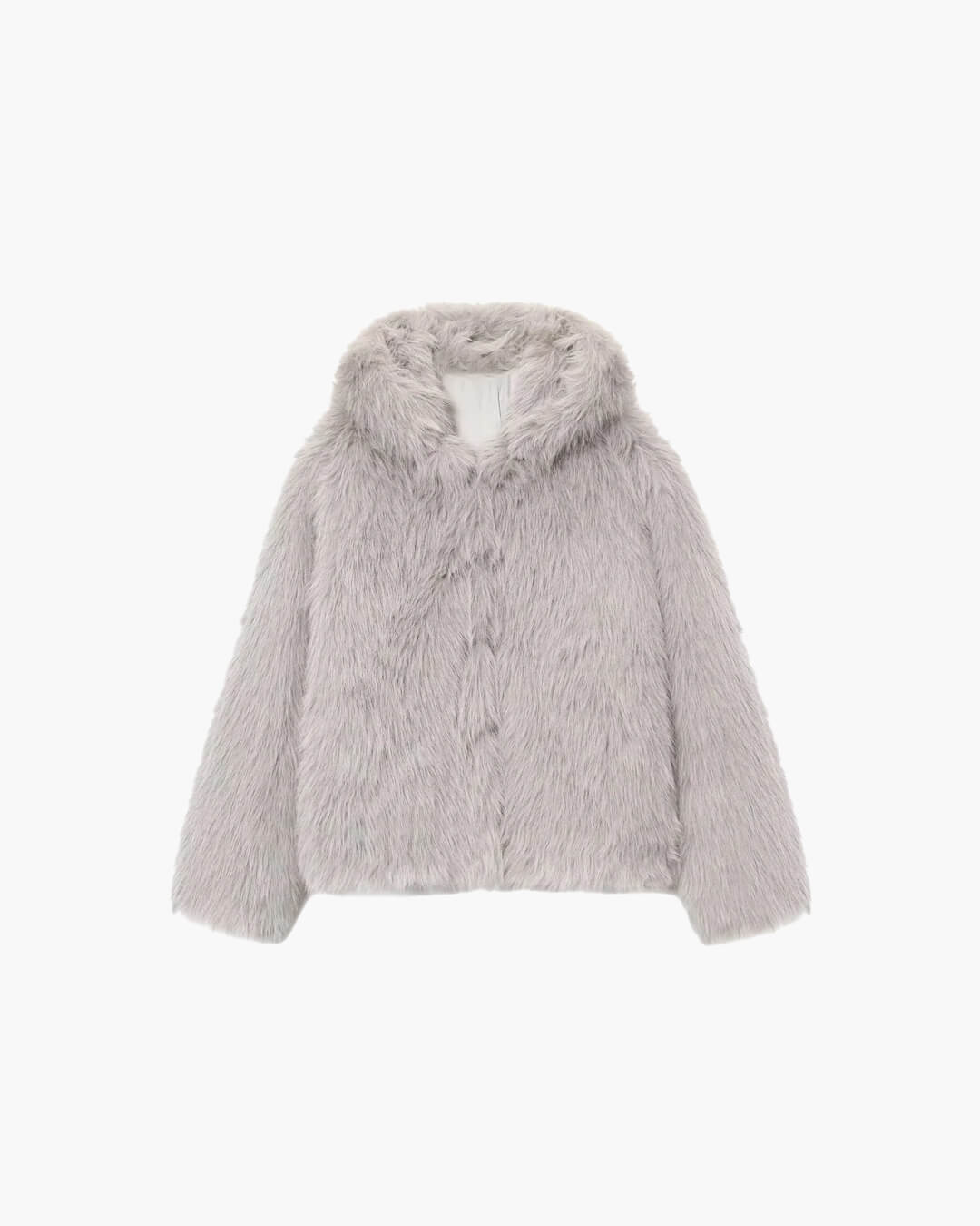 SOERA Dana Faux Fur Hooded Jacket - Jackets - 3256810231099988-;eG1766554850638846252 XS Light Gray