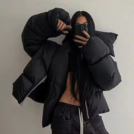 Donna Funnel Neck Puffer Jacket