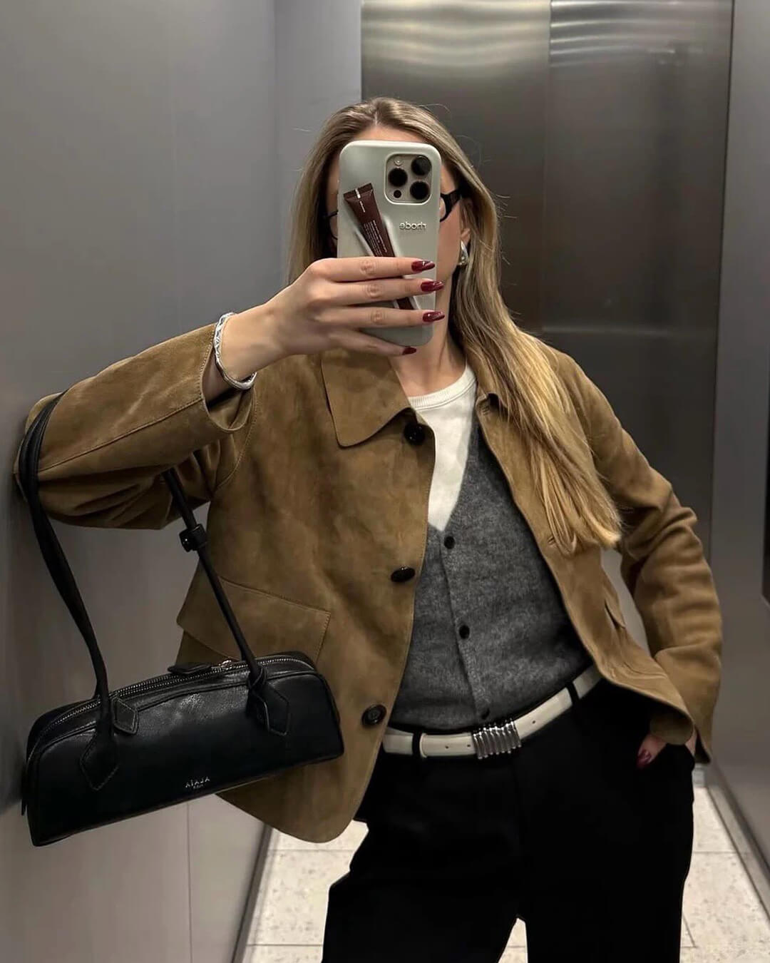 SOERA Elara Suede Jacket - jackets - 3256809599278105-;fW1757549903453841630 Beige S